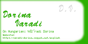dorina varadi business card